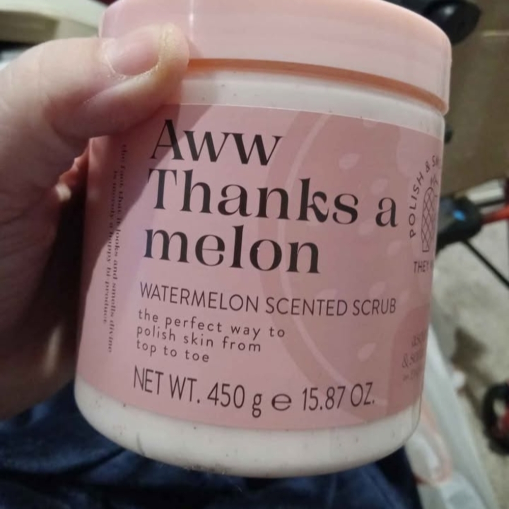 Watermelon Scented Scrub - Pink